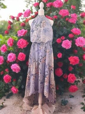 Vince Camuto Light Pink High-Low Dress